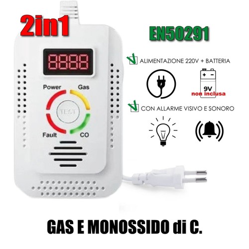 Rilevatore monossido - , di