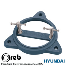 Base girevole per morsa da