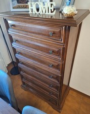 MOBILE CASSETTIERA SETTIMINO VINTAGE IN LEGNO 