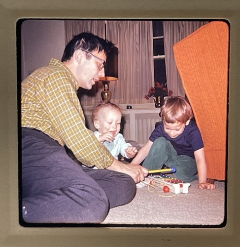 Dad kids playing - kids, fisher
