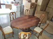 vidaXL Set Tavolo da Pranzo con 4 Sedie - Marrone