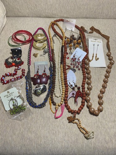 Lotto collane bigiotteria - ,