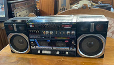 RADIO RARA vintage LASONIC L30K CASSETTE PLAYER PORTABLE BOOMBOX DOBLE DEK a182