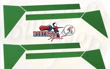 FERMAVETRO ANGOLARI SPONDE  VERDE ROBERTO SPORT CALCIO BALILLA BILIARDINO- 8 PZ