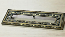TARGHETTA PORTA  IN OTTONE