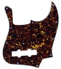 Tartaruga marrone per Fender Geddy Lee battipenna chitarra basso jazz piastra antigraffio