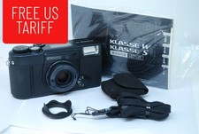Fuji Fujifilm KLASSE W 35mm fotocamera punta e scatta pellicola "QUASI NUOVA" in NERO #5869