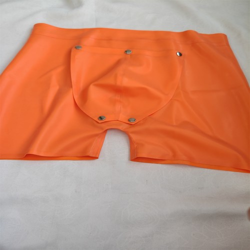 Boxer uomo arancione lattice