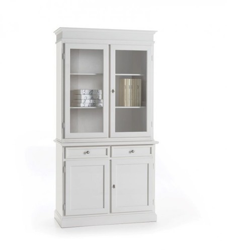Credenza cristalliera laccata - credenza,
