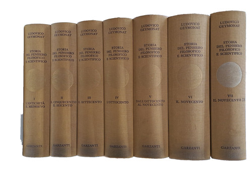 Storia del pensiero filosofico - del,