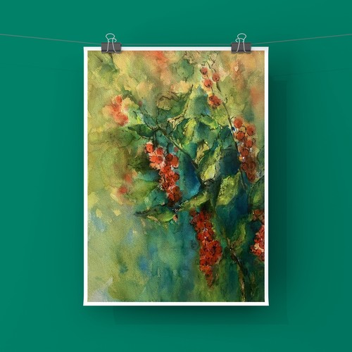 Quadro acquerello originale