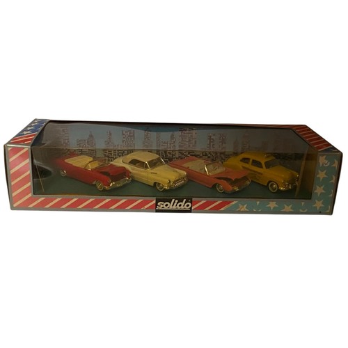 Solido set 4 auto - auto, americane
