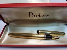 UNICA AL MONDO Parker Laminata Oro Stilografica