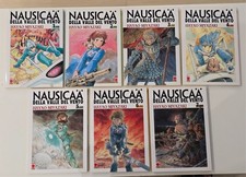 Nausicaa Della Valle Del Vento 1-7 serie completa + poster Hayao Miyazaki