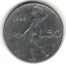 1984 50 LIRE ~ FROM ITALY ~