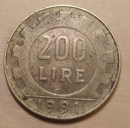 Moneta 200 lire repubblica - lire,