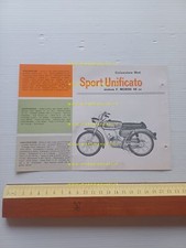 Negrini 50 Sport Unificato-Leprotto Elastico anni 60 depliant italiano originale