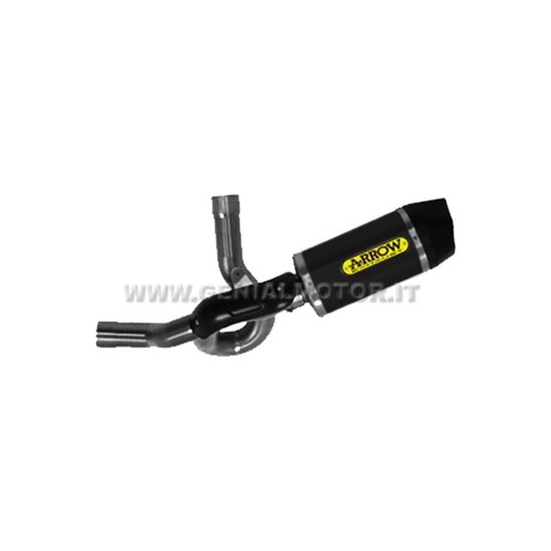 Terminale scarico rac - +, arrow