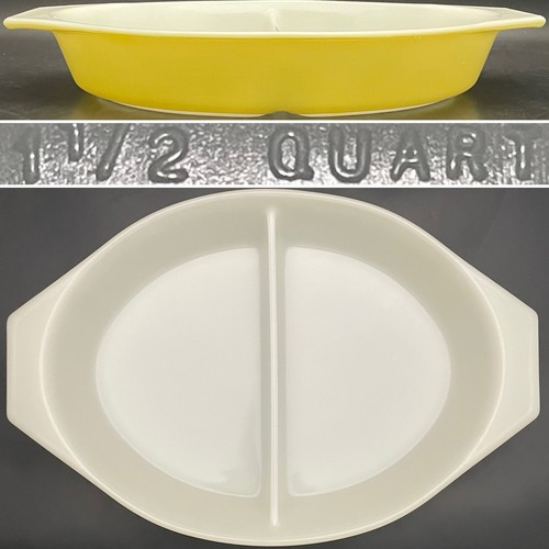 Piatto buffet diviso ovale