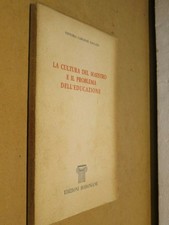 LA CULTURA DEL MAESTRO E IL
