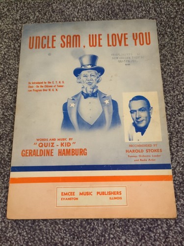 Uncle sam love you sheet - uncle,