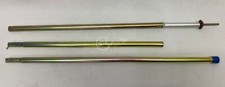 Palo componibile acciaio (3 pezzi) cod. 1135 Ø 16mm lunghezza 1,50 mt campeggio