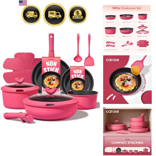 Pezzi set pentole padelle - 15, e