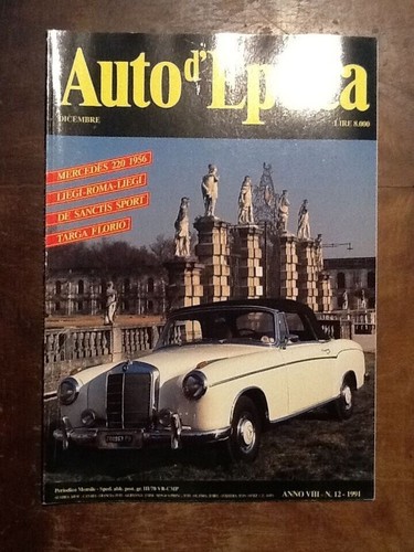 Auto epoca dicembre - auto, 1991