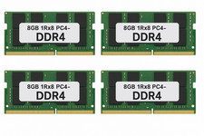 Lot RAM DDR4 32 Go (4×8 Go) SO-DIMM – Pour PC portable Dell HP Lenovo Acer Asus