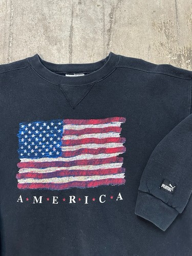 Pullover vintage puma nero - pullover,