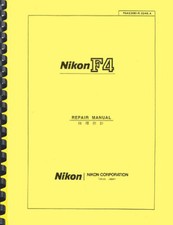 Nikon F4 fotocamera MANUALE DI