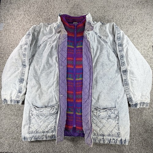 Giacca imbottita jeans denim
