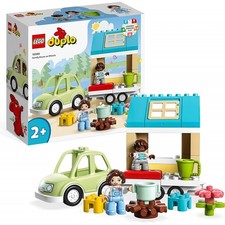 Lego Duplo - Casa su ruote - LEGO 10986 Set da Campeggio con Figure, Macchina Gi