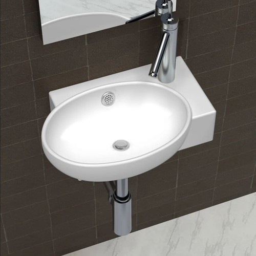 Vidaxl lavello ceramica con - ceramica,