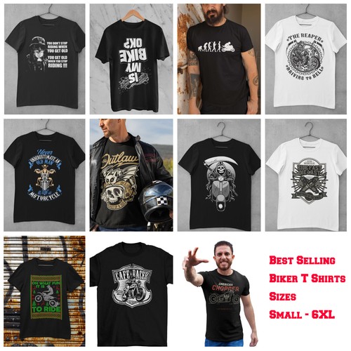 Shirt biker tema moto - tema,