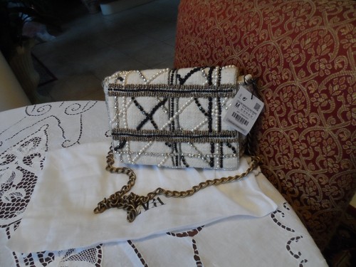 Borsa pieghevole zara avorio - pieghevole,
