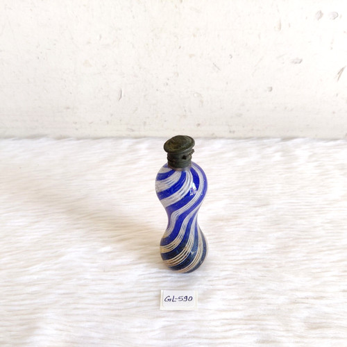 19c antico bianco blu - bianco, vortice