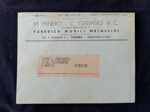 Busta intestata torino - busta, panero