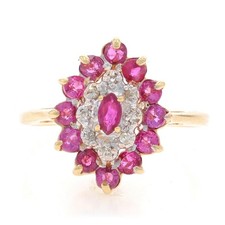 Oro Giallo Rubino Diamante