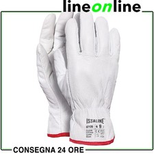 Guanti in pelle fiore da