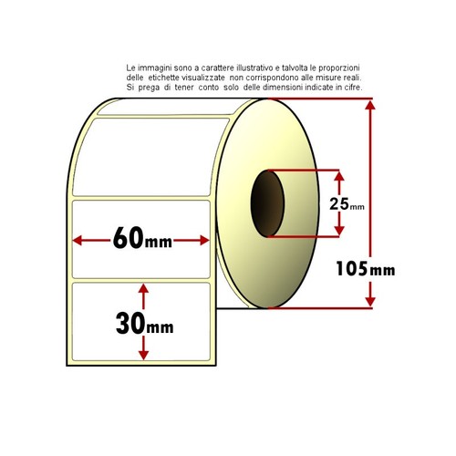 Rotoli 1000 etichette - da,