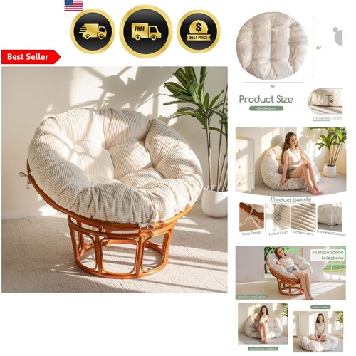 Papasan cuscino per sedia - per, con