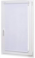 TENDA FINESTRA  A RULLO OSCURANTE TERMICA BIANCO 96X150 5 PEZZI