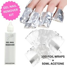 100 impacchi gel lamina unghie