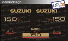Adesivi motore marino fuoribordo Suzuki 150  vsix gommone barca stickers