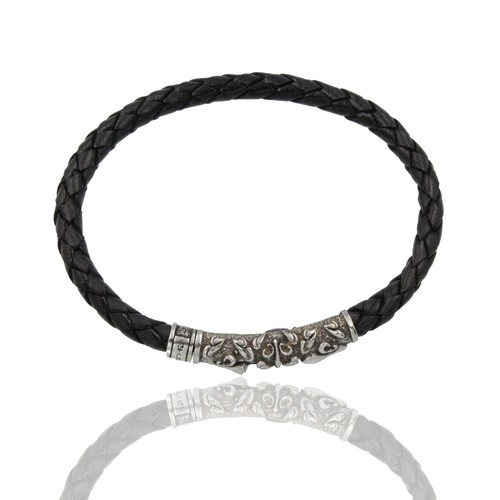Bracciale rigido uomo lorenz - bracciale,