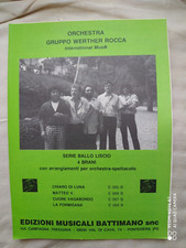 ORCHESTRA WERTHER ROCCA - FASCICOLO 4 SPARTITI (1987) - EDIZIONI BATTIMANO