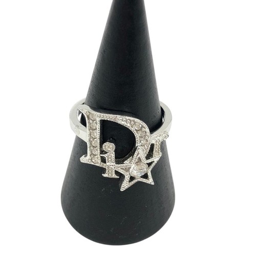 Anello christian dior argento - christian,