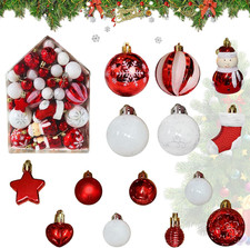 Palle natale plastica 72 - di, plastica,72