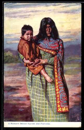 Cartolina mohave indian - cartolina,